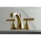Kingston Brass KS4947CML Widespread Bathroom Faucet with Brass Pop-Up, Brushed Brass KS4947CML - alternate 6